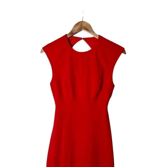 T by Alexander Wang Exposed Back Crepe Orange Maxi Dress 4 - Picture 4 of 9